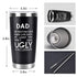 Fathers Day Tumblers Gift  20 OZ Tumbler Travel Mug
